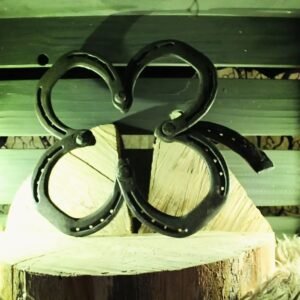 Trèfle à quattre en fer à cheval pour encore plus de chance