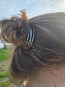 broche à cheveux inox